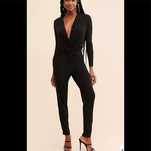 Anthropologie…Ichi Lima Black Jumpsuit